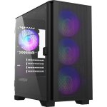 Bo�tier micro - atx - montech - air 100 argb - verre tremp� - noir - �clairage argb