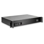 Bo�tier mini itx - intertech - 1. 5u - 1528 - 1 - 2 ventilateurs 60 mm - avant en aluminium - argent