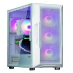 Boitier pc - zalman - i3 neo argb - blanc - panneau vitr� - ventilateurs 120 mm