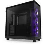 Boitier moyen - tour - nzxt - cc - h61fb - r1 - h6 flow rgb - double chambre - ventilateurs rgb inclus ...