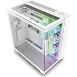 Boitier moyen - tour - nzxt - cm - h91ew - 01 - h9 elite - verre tremp� - support rgb - blanc