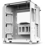 Boitier moyen - tour - nzxt - h6 flow - double chambre - refroidissement par air - blanc