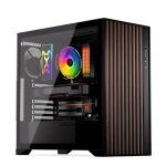 Bo�tier pc atx - krux - palum - panneaux en bois - ventilateurs 2 x 120 mm - filtre anti - poussi�re