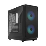 Bo�tier pc fractal design focus 2 rgb black tg clear tint