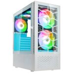 Boîtier pc - kolink - observatory mx - e - atx - 5 ventilateurs argb - blanc Boîtier pc - kolink - observatory mx - e - atx - 5 ventilateurs argb - blanc