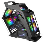 Bo�tier pc - mars gaming - mc61 - noir - micro - atx - 4 ventilateurs rgb 120mm