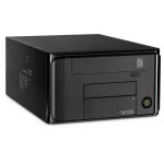 Bo�tier pc mini - itx - intertech - mi - 008 - noir - 1 baie interne - 2 ports usb 3. 2 gen 1