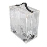 Bo�tier pc mini itx - omabeta - acrylique transparent - airflow 360� - dissipation thermique - compact ...