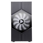 Botier pc mini tour micro atx - itek - vortex rgb - panneau vitr - blanc - taille unique