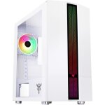 Bo�tier pc mini tour micro atx - itek - liflig 41 rgb - panneau vitr� - blanc - taille unique