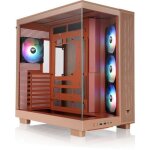Bo�tier pc sans alimentation - thermaltake - view 380 xl tg argb - moyen tour - format atx - 4x120mm ...