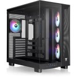 Bo�tier pc sans alimentation - thermaltake - view 380 xl tg argb - moyen tour - format atx - 4x120mm ...