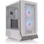 Bo�tier pc - thermaltake - ceres 300 tg argb (blanc) - moyen tour - format e - atx - sans alimentation ...