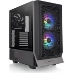 Botier pc - thermaltake - ceres 300 tg argb (noir) - moyen tour - format e - atx - sans alimentation ...