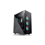 Bo�tier pc - thermaltake - divider 500 tg argb - noir - tour midi - 3 ventilateurs argb 120 mm