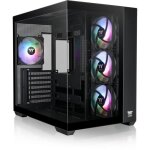 Bo�tier pc - thermaltake - view 380 tg argb - moyen tour - atx - verre tremp� - noir