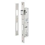 Boitier de serrure à encastrer pour porte métallique axe 22 mm l. 40 e. 70 réversible Boitier de serrure à encastrer pour porte métallique axe 22 mm l. 40 e. 70 réversible