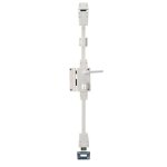 Bo�tier de serrure targa cp blanche � fouillot 75 x 130 mm gauche thirard