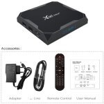 Bo�tier smart tv x96 max plus android 1000 amlogic s905x3 quad core 4 go ram 32 go rom lecteur multim�dia ...