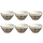 Bol - paris prix - lot de 6 - faence - 73 cl - blanc - dimensions 145 x 85 cm