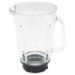 Bol blender en verre avec embase noir blender ms - 653223 ms653223 moulinex