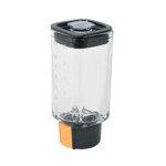 Bol blender en verre pour mixeur krups ms - 0a11833 - f419592 - blanc - compatible lave - vaisselle