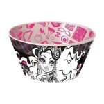 Bol en m�lamine - monster high - 15 x 7 cm - noir - compatible lave - vaisselle - rond