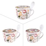 Bol  soupe antan avec couvercle et cuillre 75 cl (1 modle alatoire) - table passion
