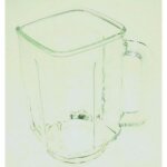 Bol en verre - magimix - 505676 - pour modèles 11610 11613 11615 - accessoire robot ménager - mixte Bol en verre - magimix - 505676 - pour modèles 11610 11613 11615 - accessoire robot ménager - mixte