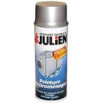 Bombe peinture - julien - 400 ml - gris aluminium - brillant - glycrophtalique