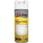 Bombe peinture - julien - masque taches - 400 ml - blanc mat - multi - supports