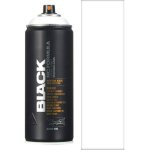 Bombe de peinture - montana black - blanc neige - 400ml - finition mate - fort pouvoir couvrant