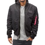 Bomber ma - 1 d - tec - alpha industries - homme - noir - tendance - d�contract�