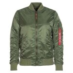Bomber femme - alpha industries - ma - 1 vf 59 - vert - 100% polyamide