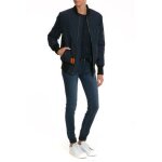 Bombers femme - bombers - original - polyester - marine - col rond