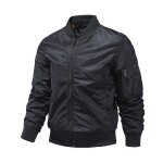 Bomber homme insfity - automno léger jacket veste homme coupe standard - noir Bomber homme insfity - automno léger jacket veste homme coupe standard - noir