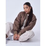 Bomber matelassé - project x paris - femme - col officier - marron Bomber matelassé - project x paris - femme - col officier - marron