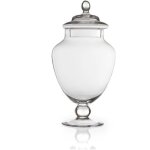 Bonbonnière sur pied en verre - paris prix - h. 305 cm - transparent - pratique et déco - unitaire Bonbonnière sur pied en verre - paris prix - h. 305 cm - transparent - pratique et déco - unitaire