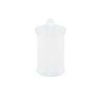 Bonbonnire verre avec couvercle 14. 6cm transparent