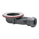 Bonde de douche extra plate d90 wirquin - gris