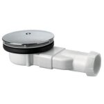 Bonde de douche extra - plate - wirquin - 30722861 - noir - abs - ø90 Bonde de douche extra - plate - wirquin - 30722861 - noir - abs - ø90