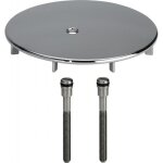 Plateau chromé pour bonde de douche tempoplex diamètre 112 mm Plateau chromé pour bonde de douche tempoplex diamètre 112 mm