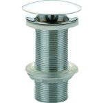 Bonde laiton écoulement libre pour vasque sans trop plein - nicoll - l2264 - gris - monotrou Bonde laiton écoulement libre pour vasque sans trop plein - nicoll - l2264 - gris - monotrou