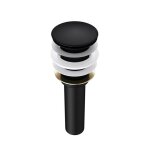 Bonde de lavabo clic clac mai & mai p01b en laiton et acier inoxydable pour lavabos sans trop - plein ... Bonde de lavabo clic clac mai & mai p01b en laiton et acier inoxydable pour lavabos sans trop - plein ...