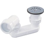 Bonde pvc orientable avec grille pour receveur diamtre 50 0205003