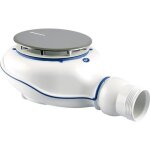 Bonde sipho�de pour receveur de douche turboflow 2 (diam�tre 90 mm) - avec capot en m�tal chrom�