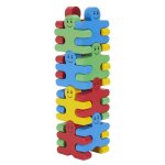 Bonhommes couleurs en bois ? inspir de la pdagogie montessori ? je comprends les couleurs et la construction ...