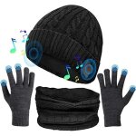 Bonnet bluetooth 5. 0 cadeau homme femme noir chapeau dhiver sans fil usb stéréo microet intégrés avec ... Bonnet bluetooth 5. 0 cadeau homme femme noir chapeau dhiver sans fil usb stéréo microet intégrés avec ...