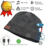 Bonnet bluetooth - inn fashion - tricot - musique st�r�o - doux - hiver
