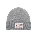 Bonnet guess homme original front logo gris synthtique